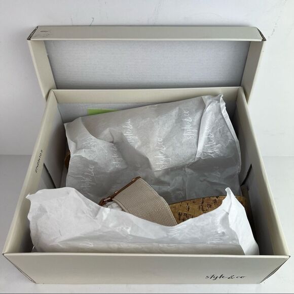 STYLE & CO • Piperr Thong Wedge Sandals - Picture 11 of 11